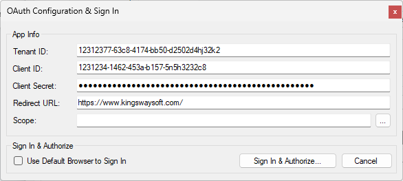 Microsoft Planner Connection Manager - OAuth